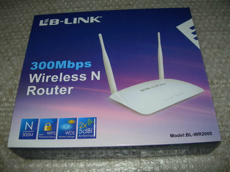 ※LB-LINK ワイヤレスルーター BL-WR2000 1000円格安即決