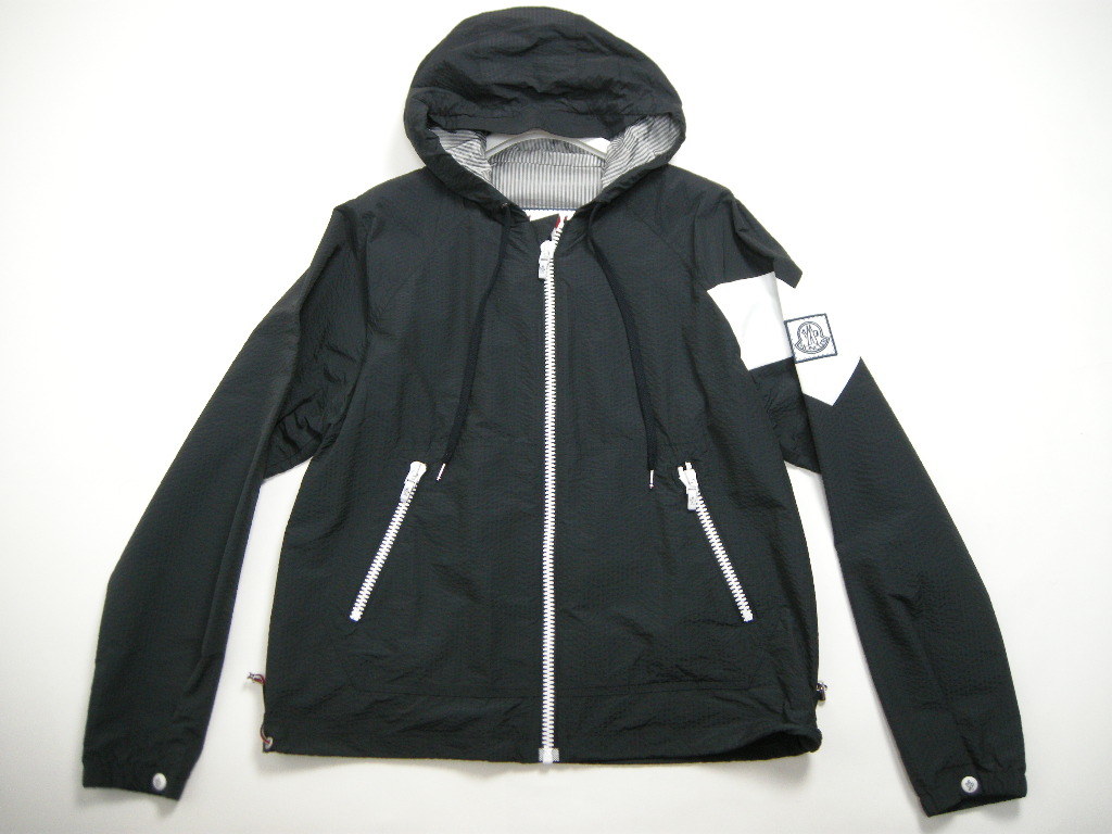 定23万■サイズ4(男性L-XL)新品本物モンクレール ガムブルー/ナイロンジャケット/ナイロンパーカー/ダークネイビーMONCLERメンズGAMME BLEU