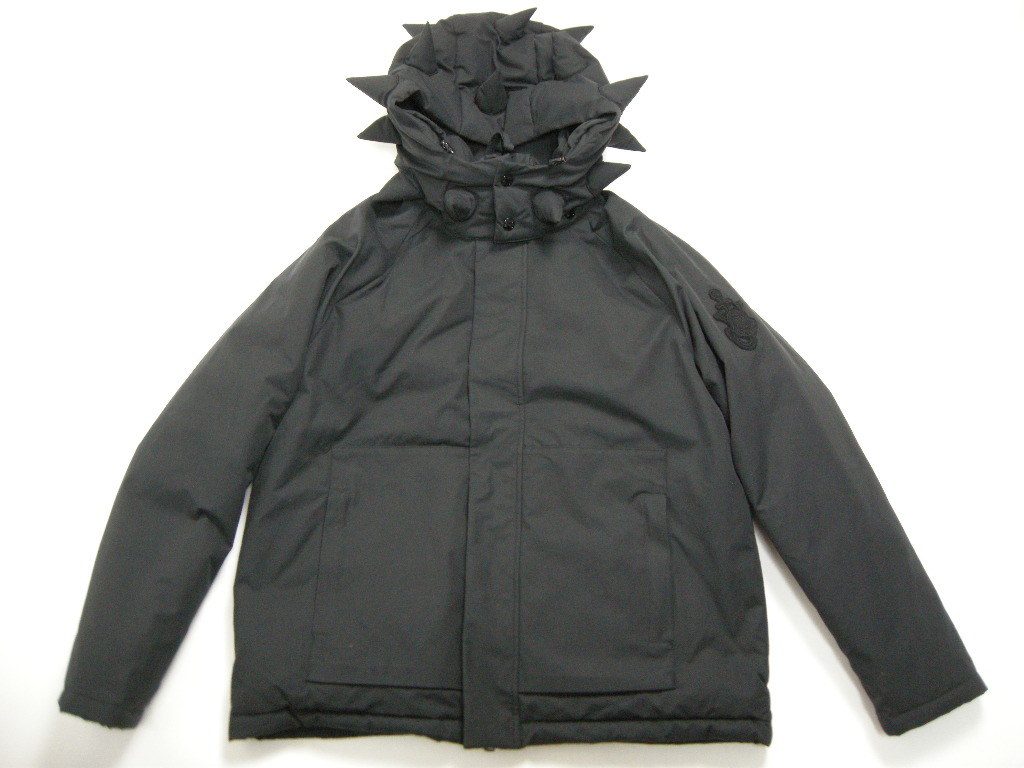 定22万■サイズ1(男性M-L相当)モンクレールGENIUS JW ANDERSONフード付きダウンジャケットHighclereメンズMONCLERジーニアス/999ブラック黒