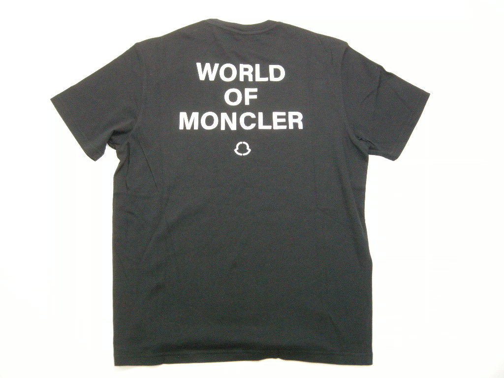 サイズS(男性M相当)新品本物モンクレールGENIUS FRAGMENT FRGMT半袖Tシャツ/TEE/T-SHIRT黒メンズMONCLERジーニアス/フラグメント藤原ヒロシ