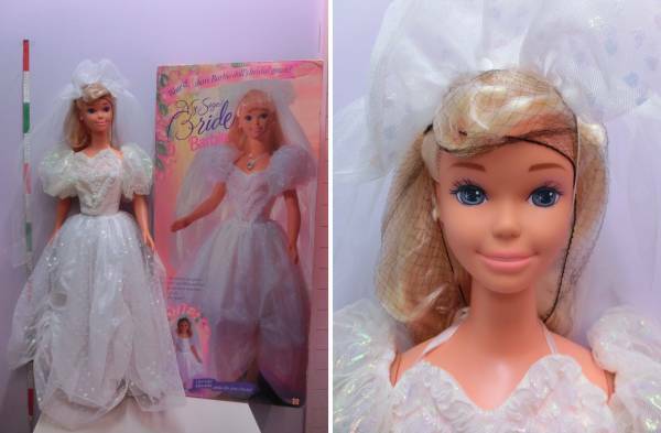 バービー 1994年 マイサイズバービー 特大 97cm 人形 ウェディング 花嫁 ファンシー ビンテージ ディスプレイ◆My Size Barbie 90s MATTEL