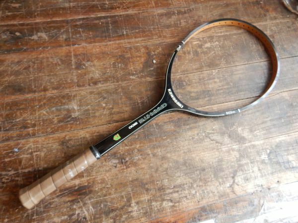 新品　軟式テニスラケット040706 KAWASAKI SG-9100 GRAPHITE黒 Light3　昭和レトロ　デッドストック