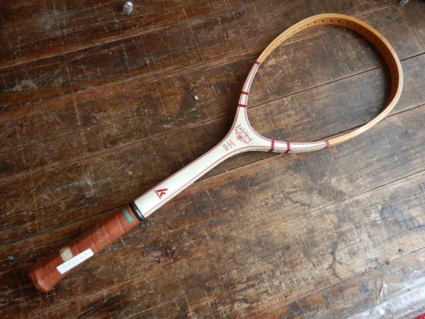 新品　軟式テニスラケット040705 KAWASAKI Sho1400白　Lady Merit　昭和レトロ　デッドストック