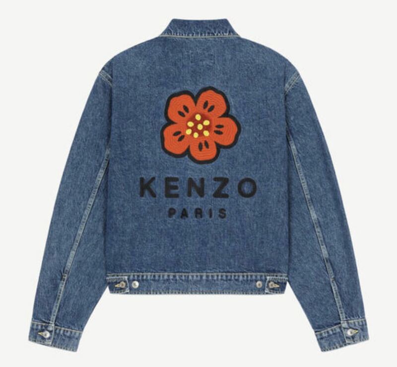 Sサイズ KENZO NIGO BOKE FLOWER エンブロイダリー　デニムジャケット