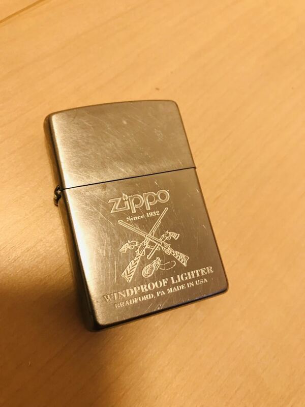 Zippo WIND PROOF LIGHTER SINCE 1932 USA ARMY MILITARY ジッポ オイル ライター ウインド プルーフ ライフル 銃 リボルバー ミリタリー 8