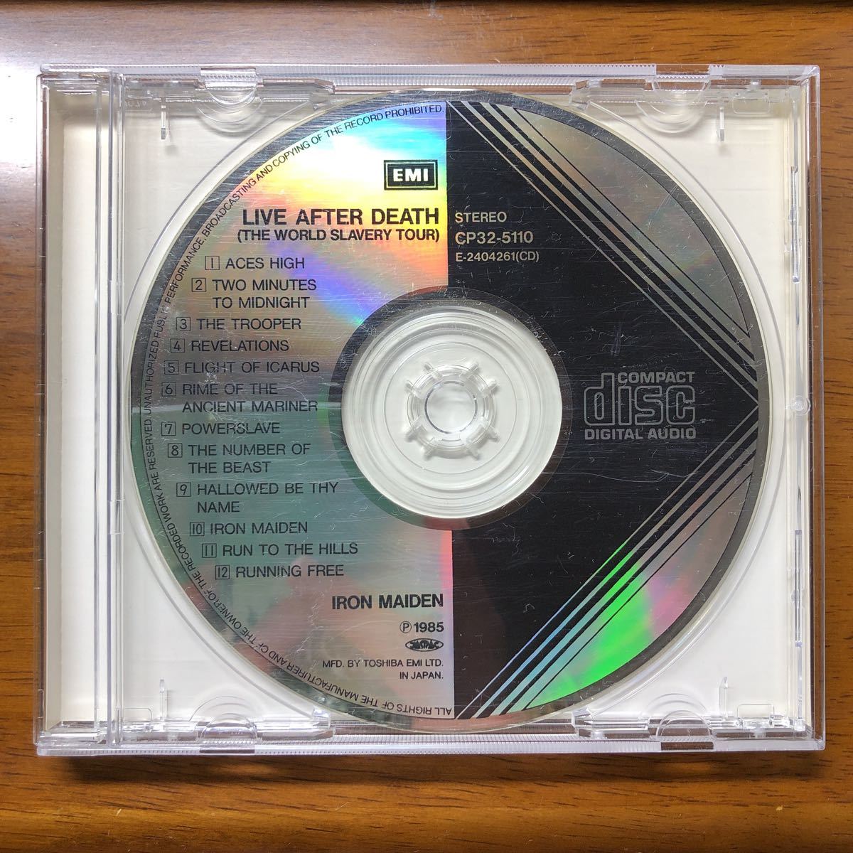 送料無料！CD アイアンメイデン IRON MAIDEN 死霊復活【CP32-5110】