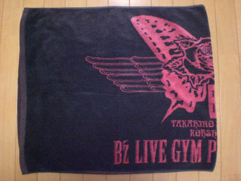 当時物 B'z LIVE-GYM Pleasure '92 TIME ツアータオル　松本孝弘　稲葉浩志 Tシャツ