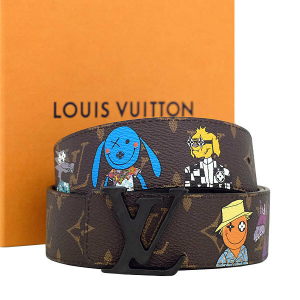 【送料無料】【本物】新品★LOUISVUITTON★ルイヴィトン★モノグラム★サンチュール・LVシェイプ40MMリバーシブル★MP291U★ベルト★2021LV