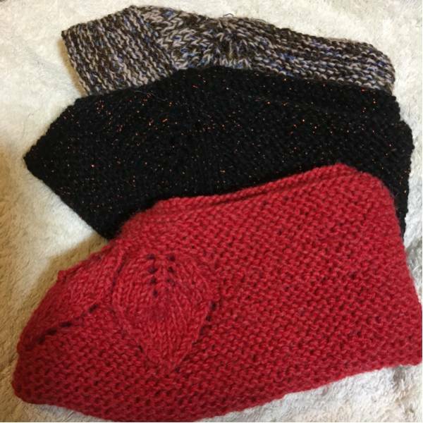 足カバー３足組 おばあちゃんの手編み ２