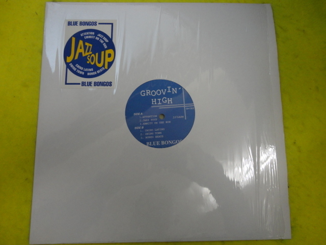 Blue Bongos Jazz Soup シュリンク付 オリジナル原盤 12EP ACID JAZZ グルーヴィ 井の頭レンジャーズ 高木壮太