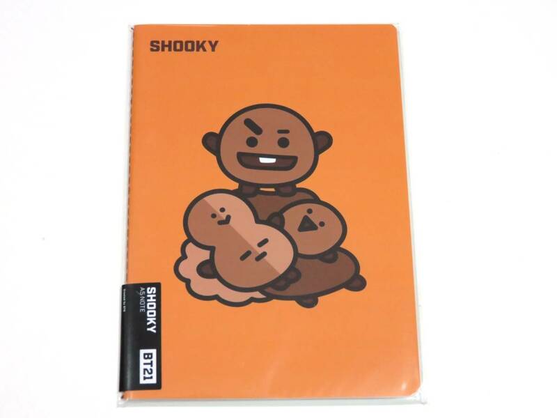 公式) BTS × LINE 『 BT21 』 SHOOKY SUGA シュガ ユンギ★A5サイズ ノート 新品/未開封