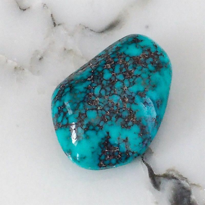 Godber Turquoise ターコイズ カボション アクセサリー インディアン ジュエリー 彫金 シルバー トルコ石 ルース ウエスタン ネバダ #903