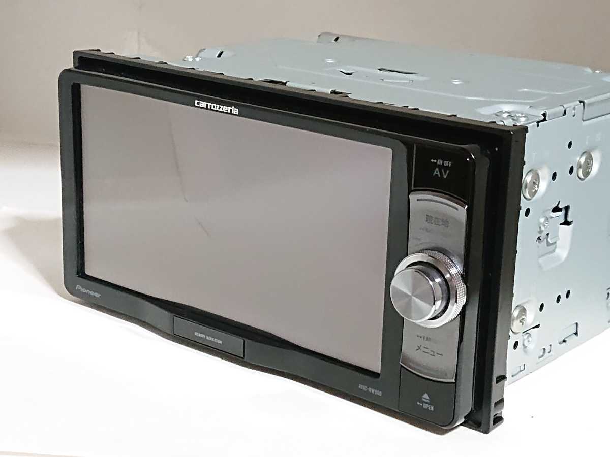 タッチパネル交換済 Pioneer AVIC-RW900-R 楽ナビ carrozzeria メモリーナビ 地デジ DVD フルセグ CD Bluetooth パイオニア カロッツェリア