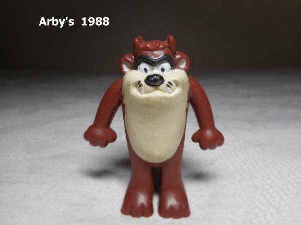 アービーズ　Arby's　おまけ　タズマニアン・デビル　フィギュア　ビンテージ　ルーニー・テューンズ　ワーナー・ブラザーズ