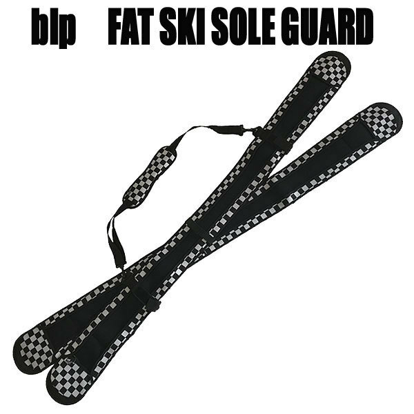 blp ファットスキー ソールガード ブラックチェック スキー用ケース スキーの収納　持ち運びに便利