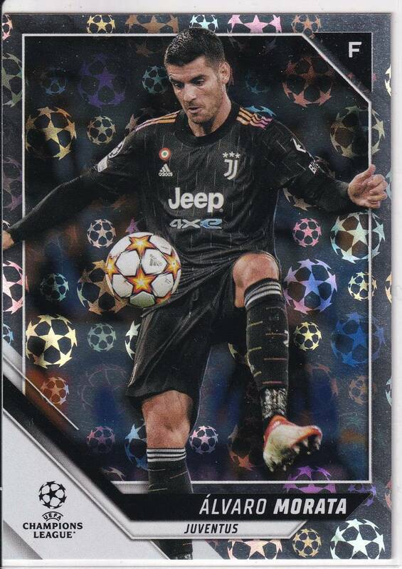 2021/22topps　UEFA CHAMPIONS LEAGUE　23　ALVARO MORATA　パラレルカード　アルバロ・モラタ　ユヴェントス