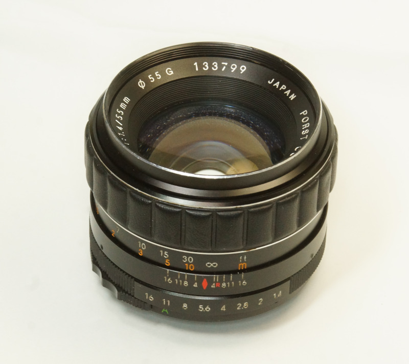 ドイツブランド PORST COLOR REFLEX MC AUTO 1:1.4/55mm G 5N-572 富岡光学 最終型 レザー TOMIOKA マルチコート