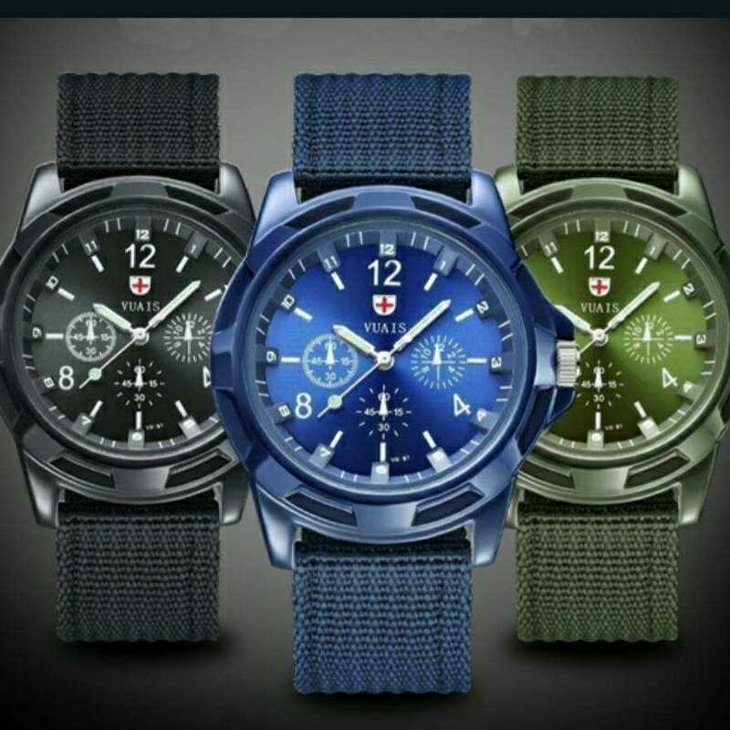 新品 　腕時計　 軍事モデル 　黒　緑　青　3色セット　