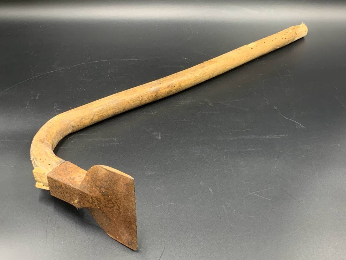 【 レトロ アンティーク チョウナ 手斧 】古民家 古民具 大工道具 材木 林業 山林 インテリアにも