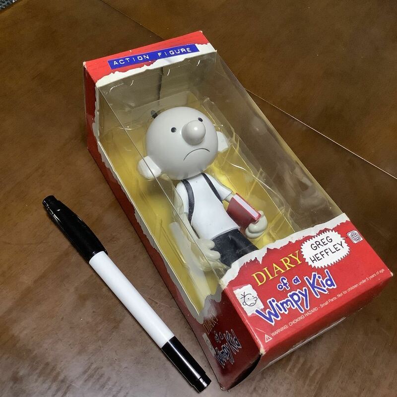 レア FUNKO diary of a wimpy kid action figure ファンコ グレッグのダメ日記 アクションフィギュア ゴム人形 針金人形 児童書 絵本 新品