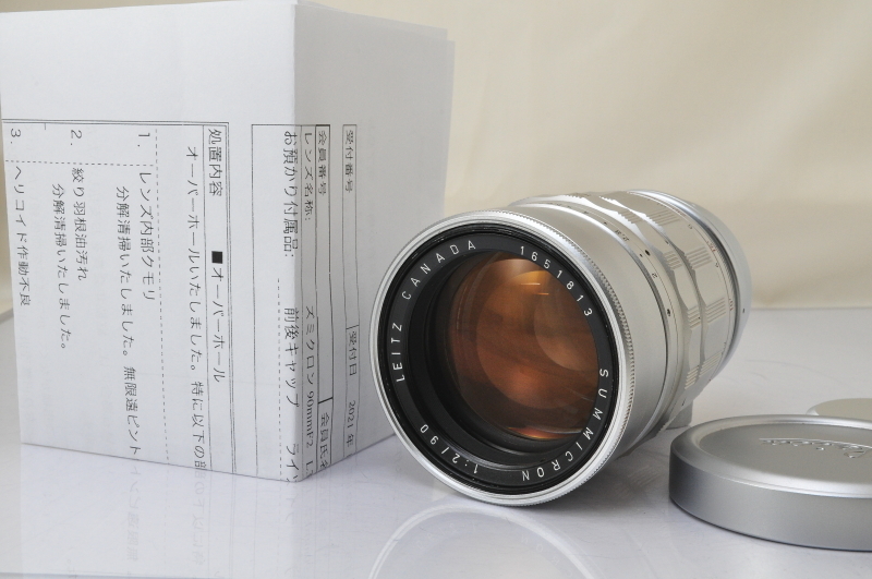 ★★極上品 Leica Leitz Summicron 90mm F/2 Canada Lens for LTM L39 清掃済み♪♪#5282