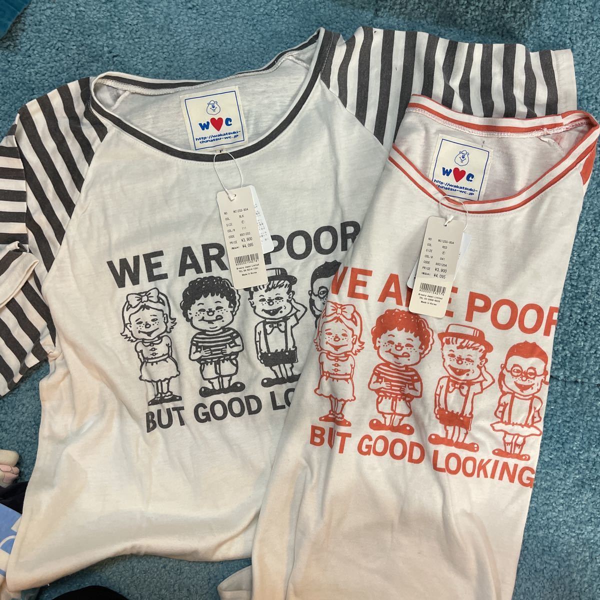 わかつきちなつ監修Tシャツ２枚セット　poor