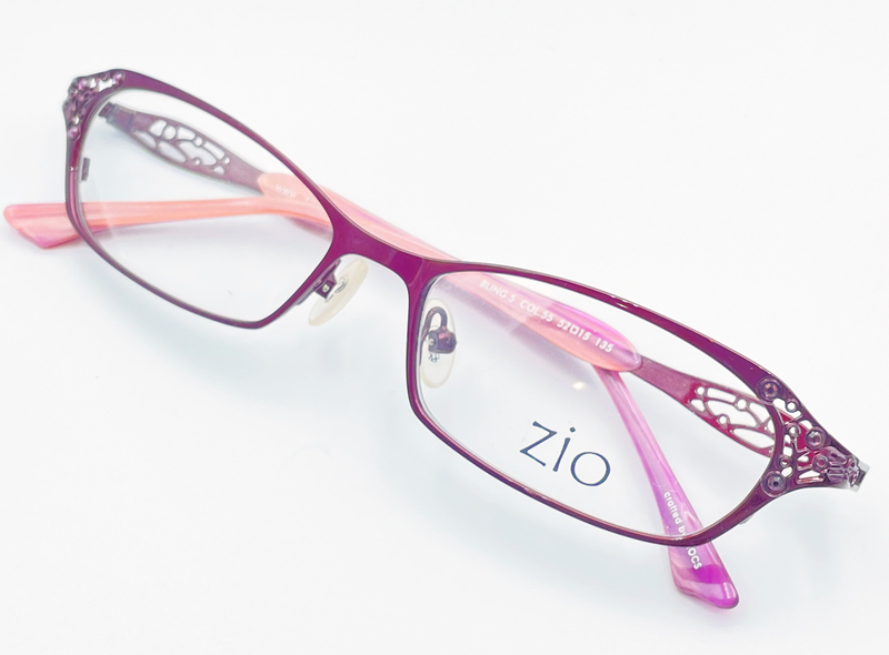 メガネフレーム ZIO BLING 5 COL.55 エンジ メガネ 眼鏡 新品未使用 デッドストック品 送料無料