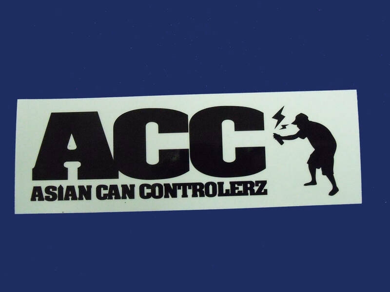 ★　ACC（エーシーシー）ステッカー　5枚セット　 新品　ASIAN CAN CONTROLERZ　アジアンキャンコントローラーズ　TOMI-E