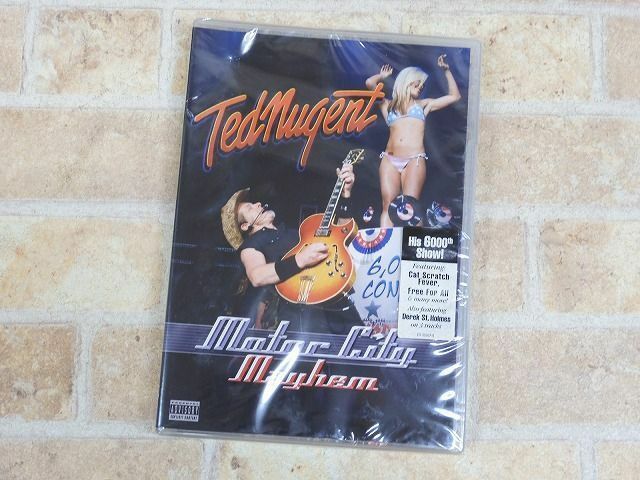 未開封品!! Ted Nugent Motor City Mayhem: 6,000th Concert DVD ○ 【7205y】