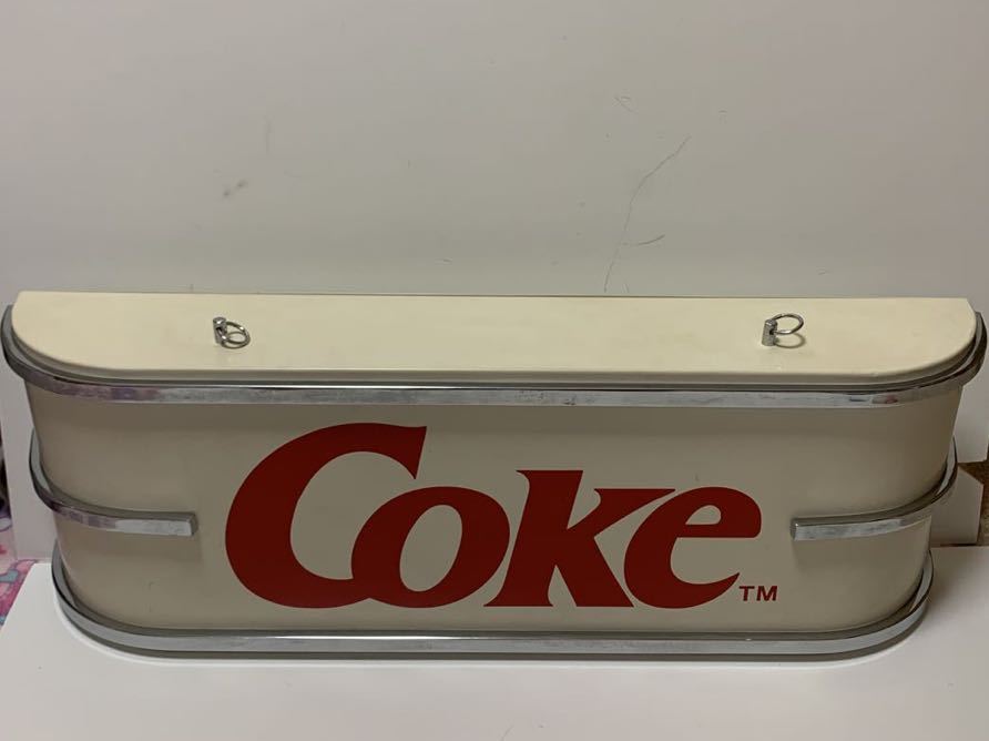 ★レア★希少★COKE/コーク ビルボードサイン 幅80cm 看板 壁掛 天吊りチェーンなし コカコーラ アメリカン雑貨 店舗 バー ガレージ