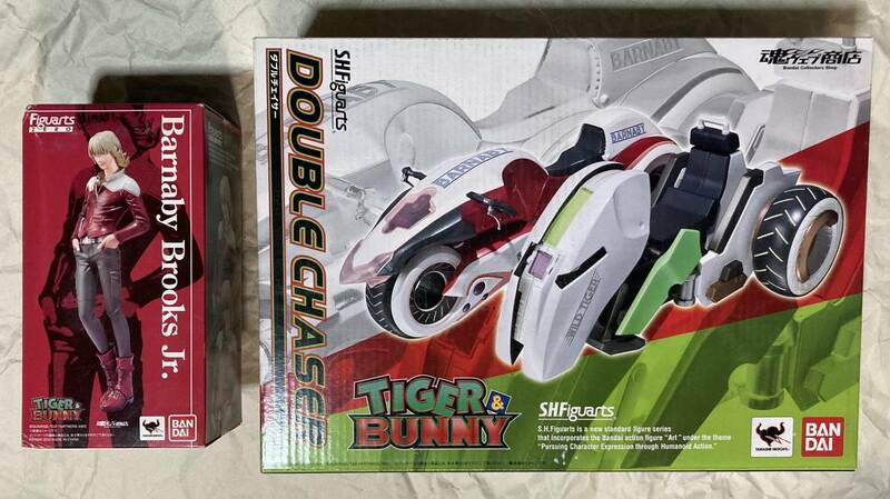 S.H.Figuarts ダブルチェイサー　フィギュアーツZERO バーナービー・ブルックスJr.セット「TIGER＆BUNNY」 魂ウェブ商店限定★箱に傷有り★