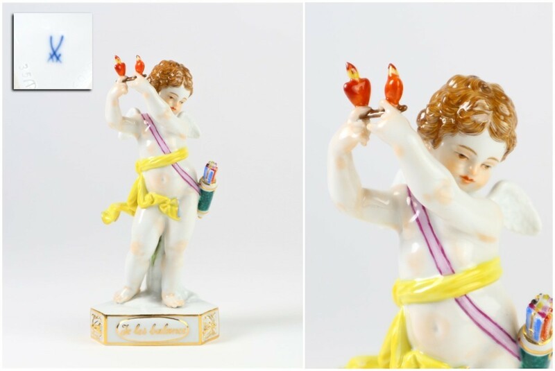 マイセン 「箴言の天使」 アシエによるモデル 60202 / Meissen フィギュリン 陶器人形