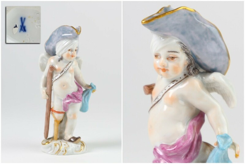 マイセン 「偽りの天使」 アシエによるモデル 6 / Meissen フィギュリン 陶器人形 義足