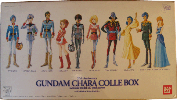 1/20スケール ガンダムキャラコレボックス　20th Anniversary