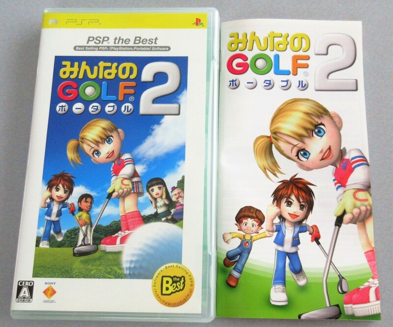 ☆PSP/みんなのGOLF ポータブル2 The Best ◆みんな楽しい国民的ゴルフゲーム191円