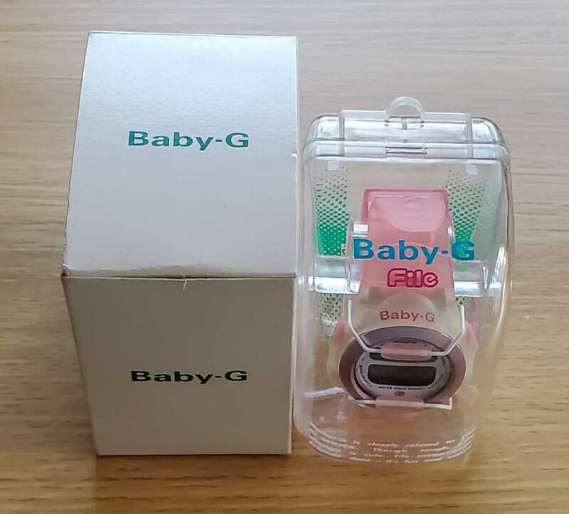 CASIO　カシオ　1998年発売　サンリオ　ハローキティ　Baby-G　File　1564-BG＊JA　ピンク　クリア　ケース・保証書・外箱付き　新品