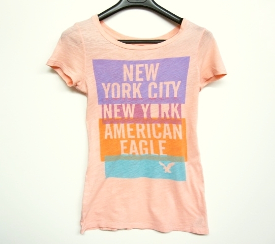 American Eagle Outfitters 半袖Tシャツ アメリカンイーグル アウトフィッターズ 薄手 XS NEW YORK CITY