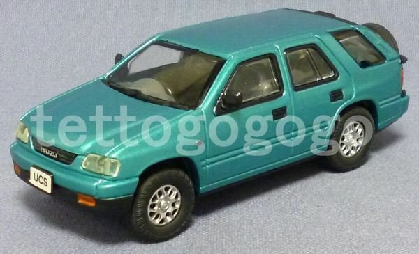 1/43★いすゞ ベガ (ウィザード UCS) 青緑メタ 1998年★タイランドモデル 韓国製ミニカー
