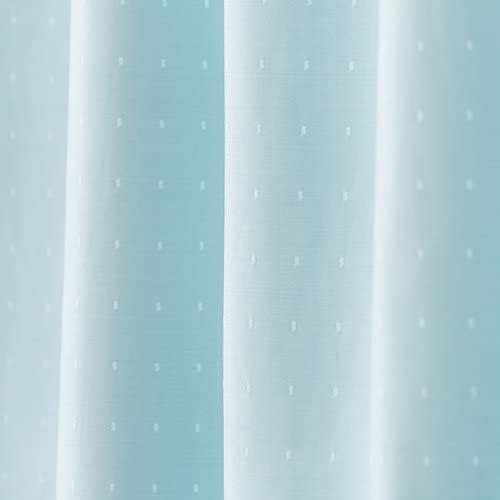 ★腰高窓におすすめ★幅86cm丈133cm 両開き 2枚組★防炎ラベル★2級遮光カーテン★無地 保温・遮熱効果 1.5倍ヒダ ブルー