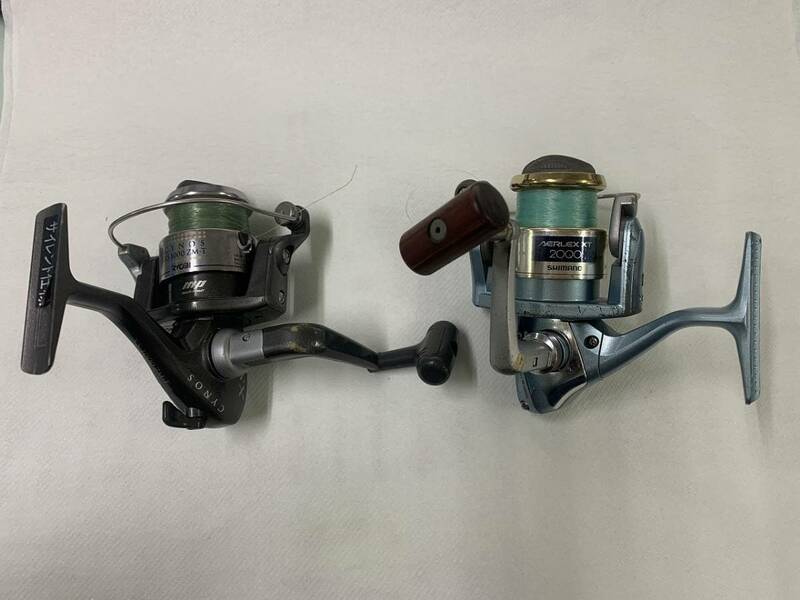 まとめて　2点セット　SHIMANO　AERLEX XT2000　RYOBI　CYNOS XS1000ZM-T　リール　釣り具　②