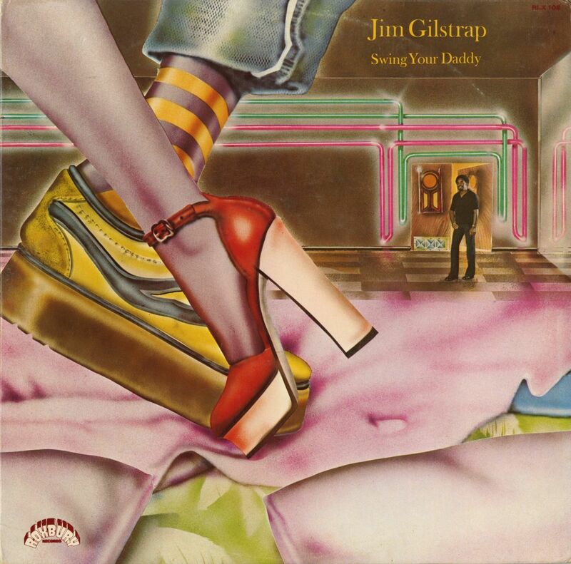 USオリジナル Jim Gilstrap／Swing Your Daddy【Roxbury】Lamont Dozier／Put Out The Fireカヴァー 1stソロ LP 75年 Side Effectメンバー