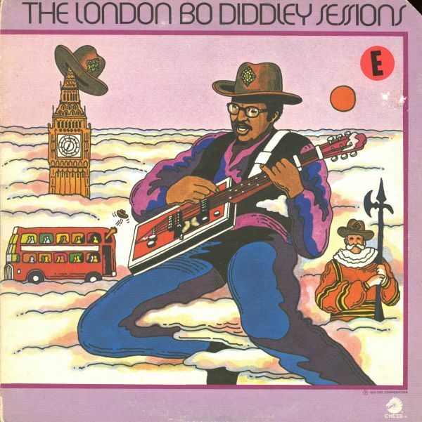 73US プロモ盤白Lbl. STERLING刻印 Bo Diddley / The London Sessions [Chess / CH 50029] Erectric Blues Rock ボ・ディドリー 見開きJKT