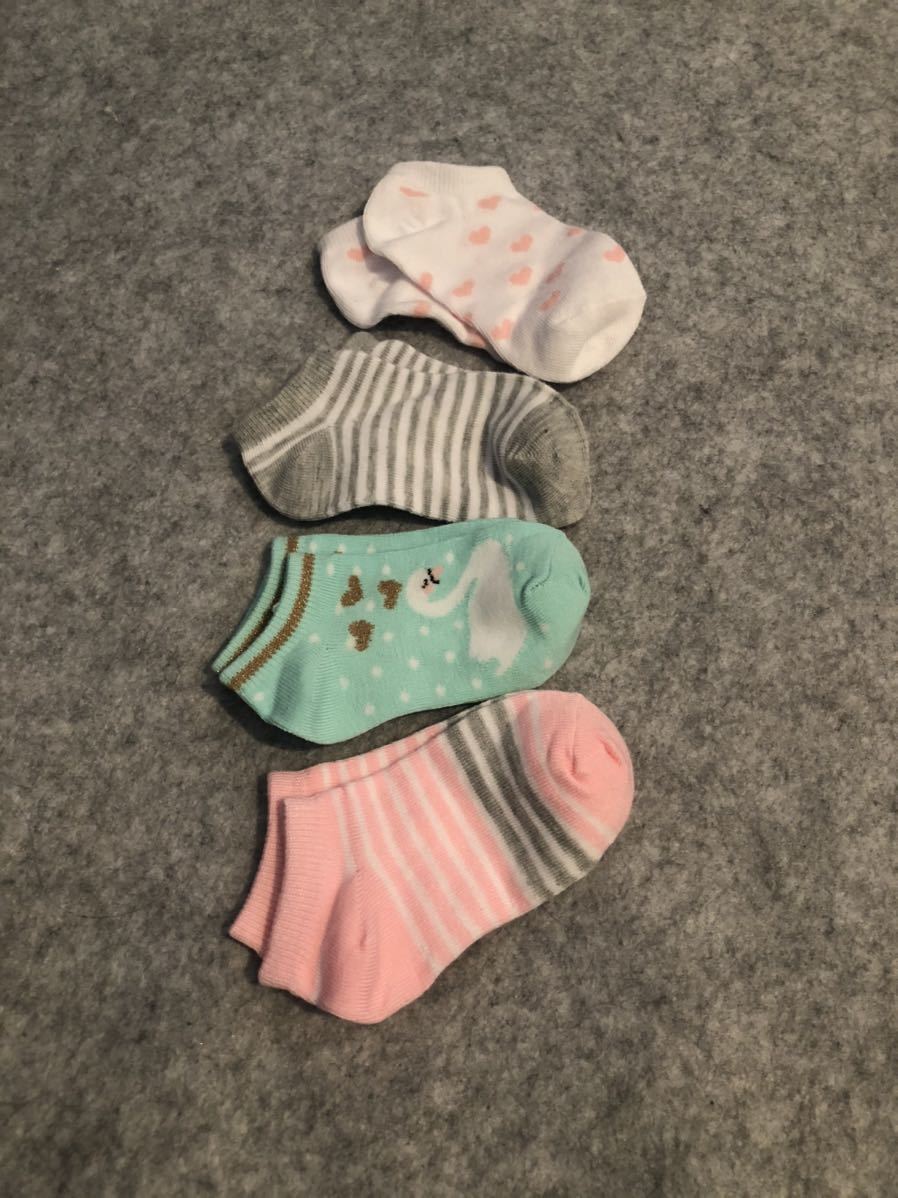 新品未使用　靴下 女の子　ベビーソックス 12〜16㎝