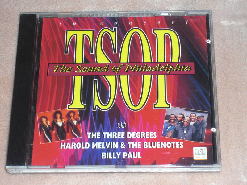 UK盤CD The Sound Of Philadelphia With The Three Degrees, Harold Melvin And TheBlueNotes In Concert(Tring JHD101) Osoul