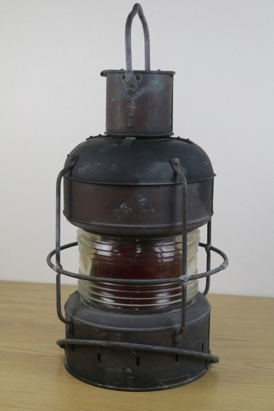 【日本船燈】マリンランプ 照明器具（紅燈油用日船式第三号）昭和30年10月