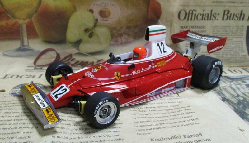 ★絶版*EXOTO*1/18*1975 Ferrari 312T #12 1975 US GP*Niki Lauda*フェラーリ