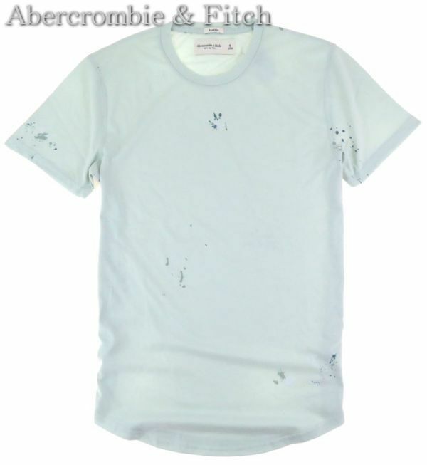 【メール便送料250円】新品本物 アバクロ Abercrombie & Fitch ソフト Tシャツ ブルー 344 / XL