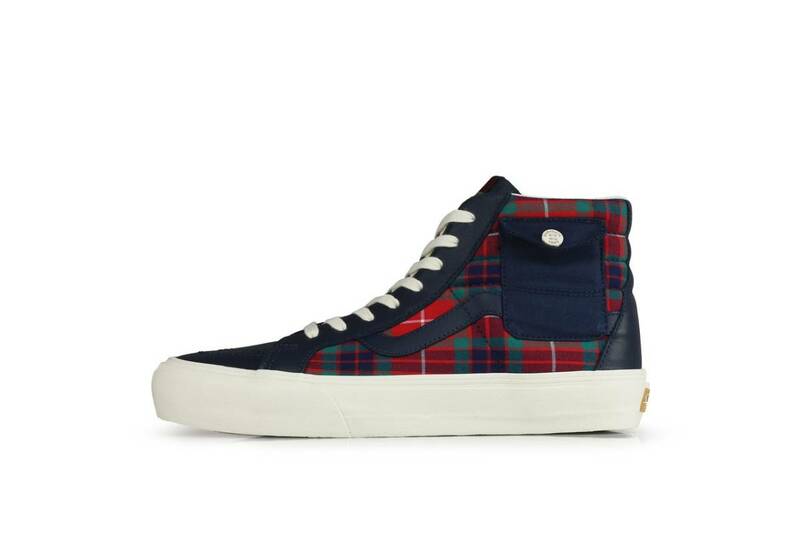 1【新品・即決】VANS Sk8-Hi Pocket VLT LX x Baracuta 26.5cm チェック柄バンズハイカットスニーカー紐靴シューズ