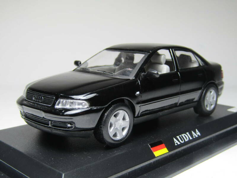 Audi A4 1/43 アウディA4 トランスポーター 初代（1994-2001年）B5系 VW ブラック 黒 未展示品 ドイツ 独車