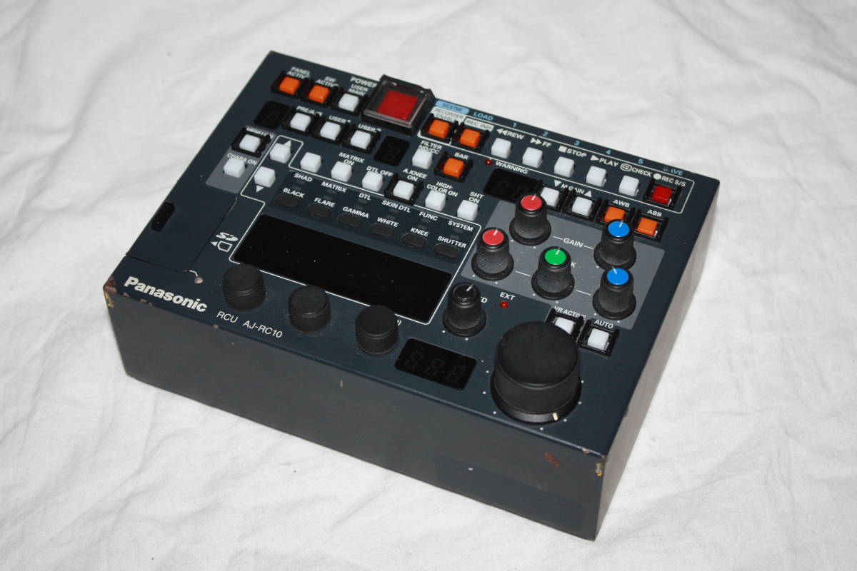 Panasonic　AJ-RC10G　リモートコントロールユニット　(検　AJ-HDX、AJ-HPX、AJ-PX)